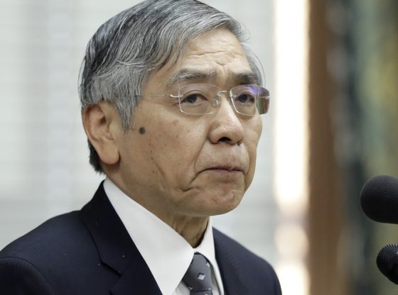 Gubernur Bank of Japan Haruhiko Kuroda