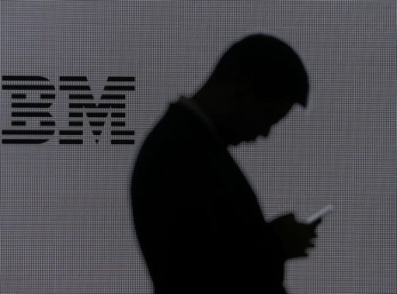 Saham IBM terkoreksi