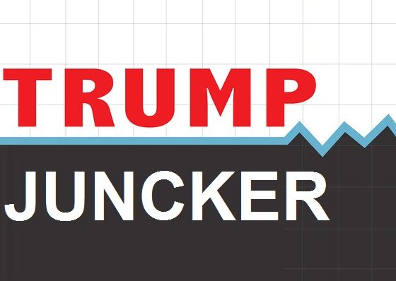 Bursa saham AS naik tajampaska pertemuan Donald Trump dengan Jean Claude Juncker