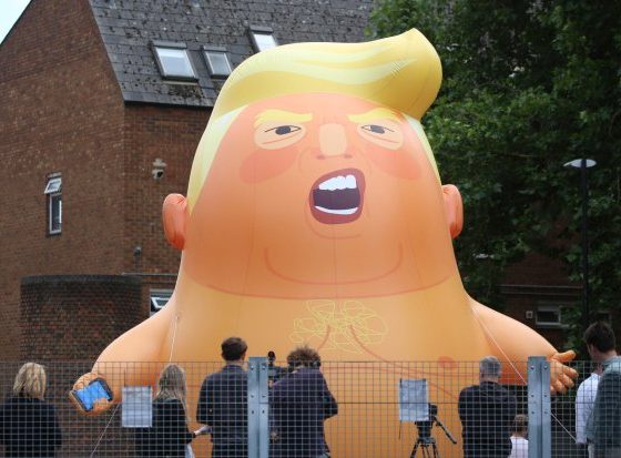 Protes Kunjungan Donald Trump ke Inggris 2018