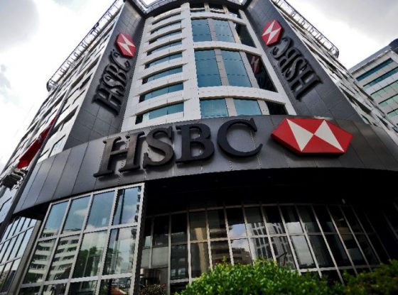 Gedung HSBC, kenaikan saham HSBC mampu membatasi kerugian di bursa saham Hong Kong. (Foto Istimewa)